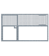 10 Foot Racetrack Stall Front with Swing-Out Door and Feed Door